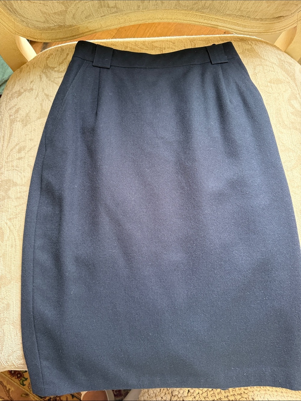 Mondi wool pencil skirt.